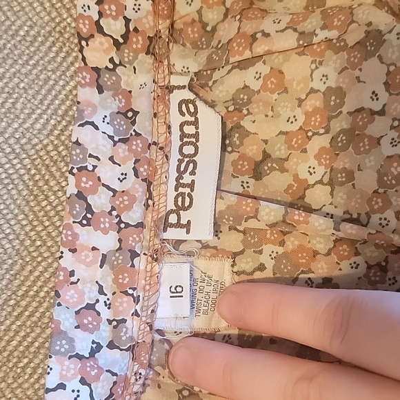 Vintage | Circle Skirt | Pink | Floral | Midi Skir - Picture 3 of 8